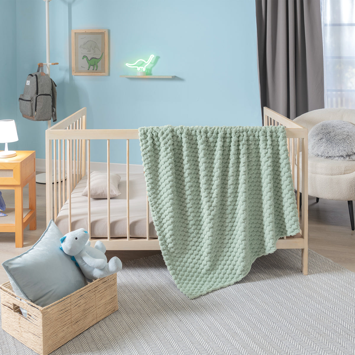 Cobertor Baby Nórdico Menta CUNA