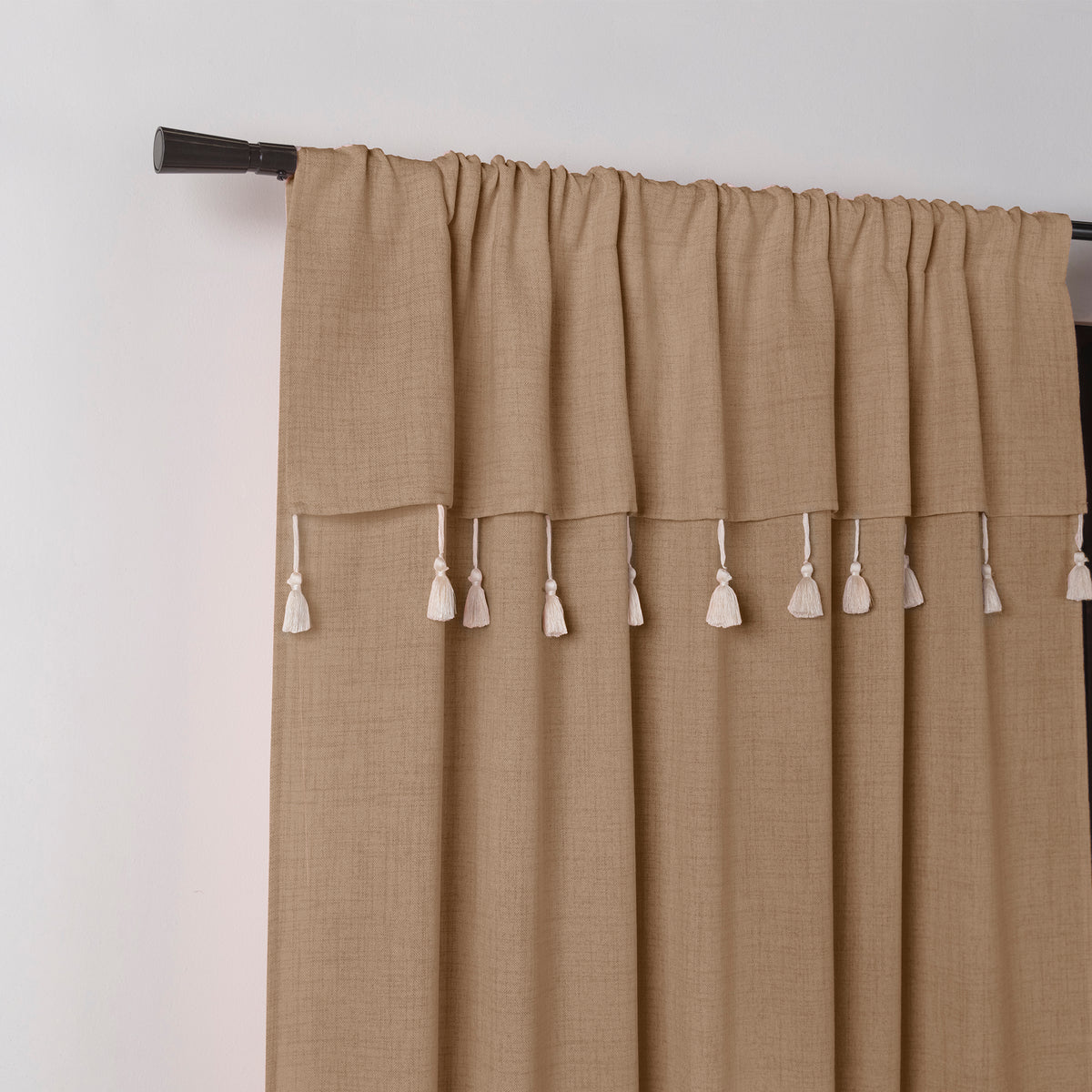 Cortinas Creta Latte