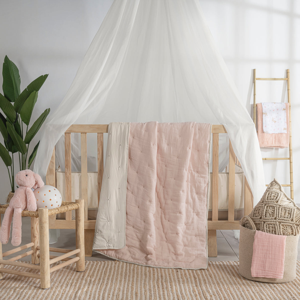 Edredón Baby Voga Muselina Sweet Pink CCC