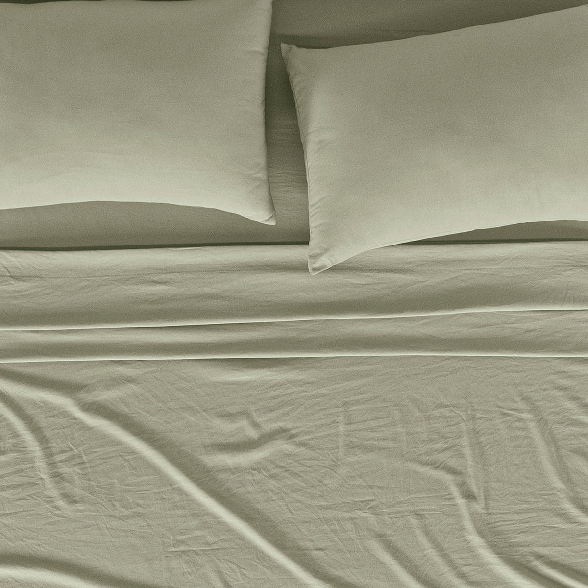 Sábanas Viasoft Washed Matcha MAT