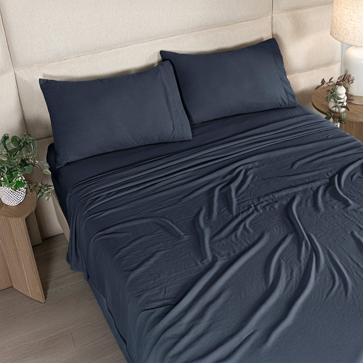 Sábanas Viasoft Washed Marino MAT